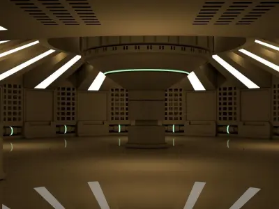 Sci Fi Interior  3D model