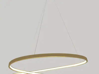 ECOJAS Modern led chandelier 3D model