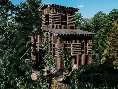 Tree House  3D model