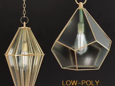 Chevelle Pendants 3d model Low-poly 3D model