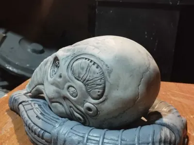 skull space jockey 3D print model