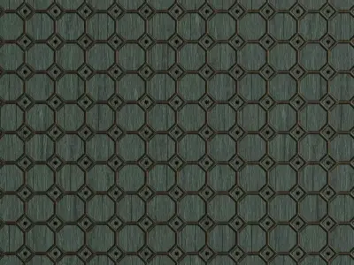 Studded Octagonal Teal Panel Texture