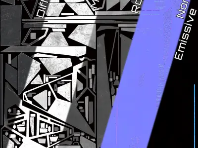 Star Trek Deimos-Class Synth Ship Low-poly 3D model