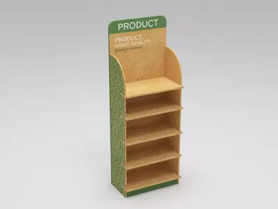 product shelves 3D model
