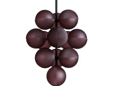 Stellar Grape Pendant by Pulpo  3D model