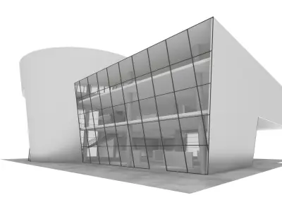 VR art Gallery 3 3D model