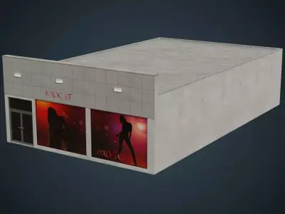 Building 16 Low-poly 3D model
