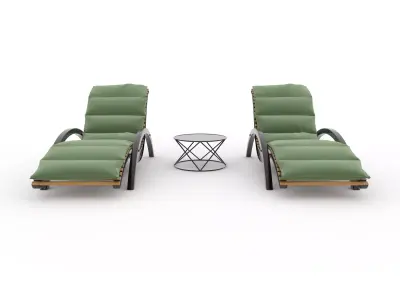 Sun Lounger 17 3D model