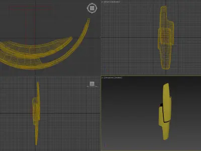 Porta Romana Neolith Wall Light 3D model