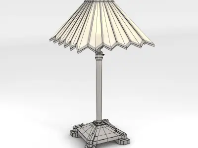 Art Deco Lamp 1 3D model