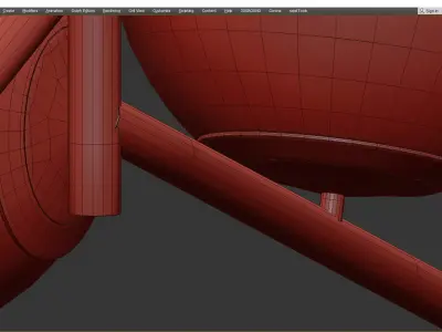 Bubble Glass Low-poly 3D model