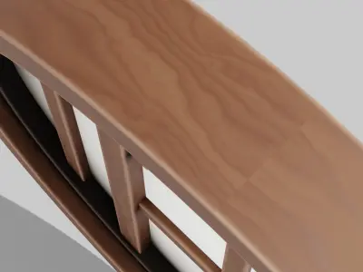 Japanese Furniture Kit - Window Low-poly 3D model