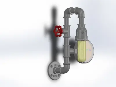 Loft sconce 3D print model