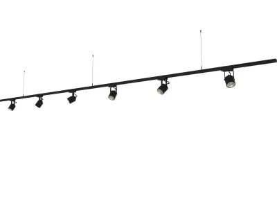 Procedural Track Lighting 3D model