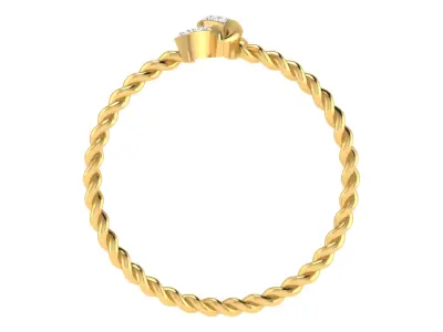 Women Ring Render 3dm STL OBJ FBX  3D print model purchase