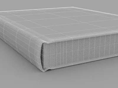  Rigged Hardcover Book Mockup Thick 