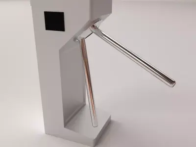 Tripod Turnstile 3D model
