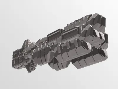 FLEET CORE - 02 FED UNION CARRIER 3D print model