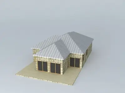 Rustic Cabin Free 3D model