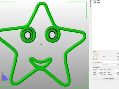Aqua Feeder Star Fish 3D print model