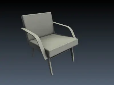 Low-Poly 60s Living Room Pack Low-poly 3D model