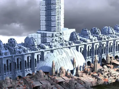 Sci-Fi Sith Academy 3D model 3D model