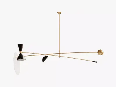 Large Scale Architectural Cantilever Stilnovo Styl 3D model