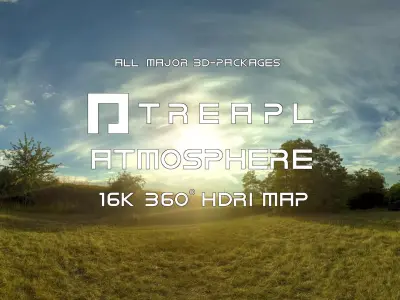 A24- HDRI SKIES TREAPL ATMOSPHERE - 360 SKIES Texture