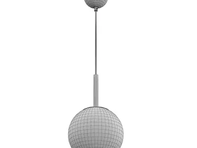 Telbix Bally Small Opal Pendant Light 3D model