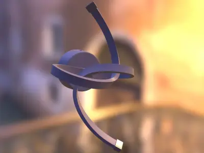 Wall Lamp 3D model 10