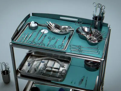  Surgical Instruments - Medical Equipment Collection 