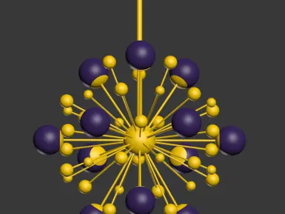 Nordic Postmodern pendant lights 3D model