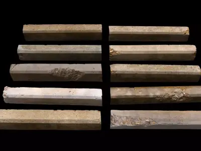 Road Traffic Stone Photogrammetry Low-poly 3D model