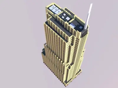 NBC Tower Chicago 3D print model