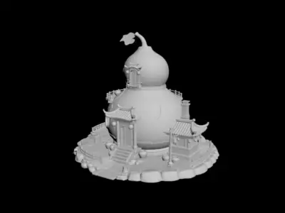 Gourd Homestay 3D model