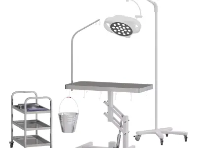 Veterinary Operating Room Compact Pro Base 3D model