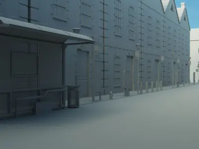 New Street 3D model