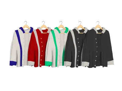 Hanged Cloth Decor Low-poly 3D model