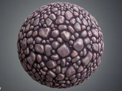 Stylized Ground Mix Vol 23 - Hand Painted Textures Texture