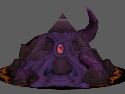 Marmoset Py Ramid Low-poly 3D model