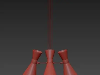 Delightfull cairo chandelier 3 lamp 3D model