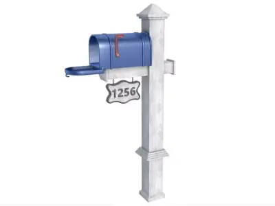 Mailboxes Collection 3D model