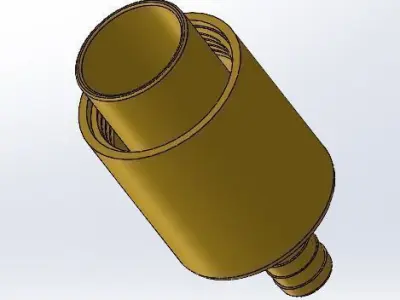Raven Telescopic Window Brush Hose End Fitting 3D print model