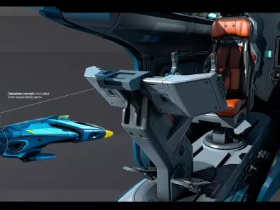 SF Ocean Explorer Low-poly 3D model