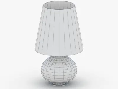 1387 - Table Lamp Low-poly 3D model