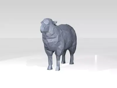 Sheep Low Poligonal 3D model