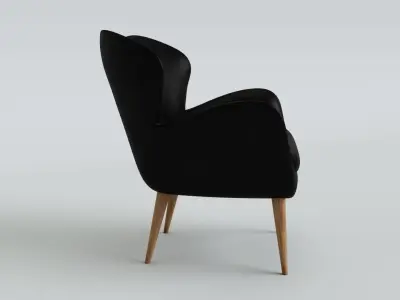 Neo Chair Low-poly 3D model