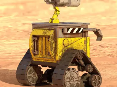 Wall-E Model with 2K Textures 3D model