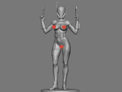Bo-Katan Kryze NSFW 3D print model