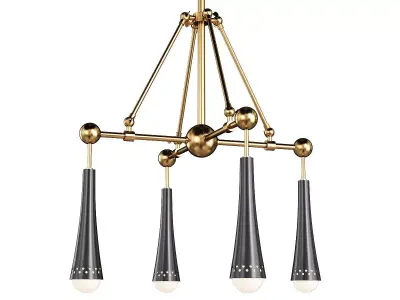 TUPELO CHANDELIER Low-poly 3D model